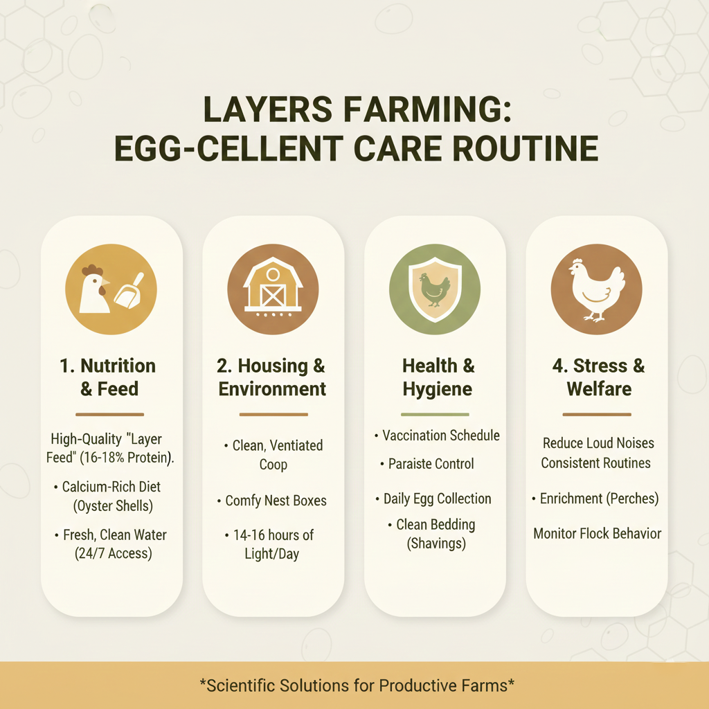 HOW TO CARE FOR LAYERS IN CHICKEN FARMING
